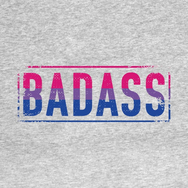 Bisexual Pride Badass Distressed Bi Pride by mindeverykind